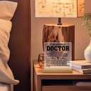 Doctor Gift Appreciation Thank You Gifts Clear Acrylic Sign Doctor's Day Birthday Retirement Gift for Doctors Decor for Home Hospital Office Table Shelf