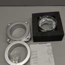 Magnetic Dryer Vent Coupling Connector Kit DV180 - Airtight Seal Quick Connect System with 4" Aluminum Duct Hose & Clamps for Easy Cleaning & Maintenance