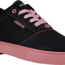 Heelys Voyager Tennis Shoe (2 Little Kid, Black/Light Pink)