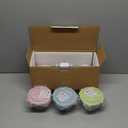 16oz Glass Meal Prep Containers with Lids, Airtight 2 Cup Glass Food Storage Containers Set, Heat-Resistant BPA-Free Container for Soup, Leftovers, Microwave, Oven, Dishwasher & Freezer Safe (6 Packs) (Multicolor)