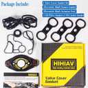 11127582245 for BMW 328i 528i X3 Z4 3.0L Valve Cover Gasket Seal,11127552280 Camshaft Adjuster 11127559699 Eccentric Shaft Actuator Seal11127559311 Oil Filter Housing Gasket 128i 323i 328xi 528 X1 X5