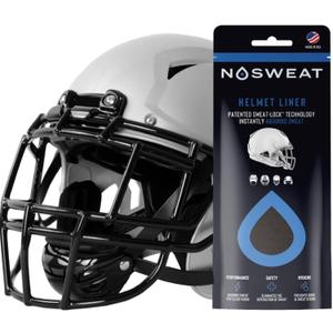 Football Helmet Sweat Liners & Sweatbands by NoSweat 3 | 6 | 12 | 25 Pack