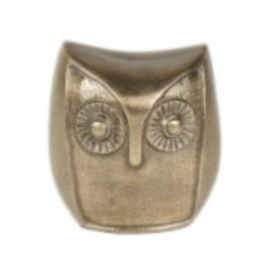 HD Designs Aluminum Owl - Gold