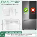 DA97-12657A(not DA97-12650A) Door Shelf Bin Replacement for Refrigerator RF261BEAESP RF260BEAESR RF261BEAESR,Replaces AP5621270 2813223 PS4176661-2Packs