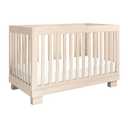 babyletto Modo 3-in-1 Baby Convertible Crib to Toddler Bed & Daybed- GREENGUARD Gold Certified Wooden Baby Crib - 4 Adjustable Mattress Heights - Includes Toddler Conversion Kit - Washed Natural
