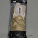 FESHFEN Clip in Hair Extensions - 4 PCS Long Wavy Thick Highlighted Clip in Hairpieces Synthetic Hair Extension for Women, Dirty Blonde 20 Inch