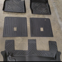 Floor Mats for Ford Explorer: 2025 2024 2023 2022 2021 2020 6 Seats Car Accessories (Non Hybrid), All Weather TPE Rubber Black Custom Fit Cargo Liner & Floor Liners & 3rd Row Back Seat Covers