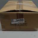 Buzowruil Canvas Wardrobe Portable Closet Wardrobe Clothes Storage with 6 Shelves and Hanging Rail,Non-Woven Fabric, Quick and Easy Assembly,Black (43in)