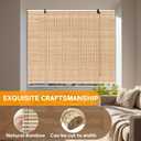 Bamboo Blind Bamboo Shade for Patio - 36" W x 72" H