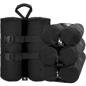 Plus Size Weight Bags(240 lbs) for Pop up Canopy Tent, 1680D Heavy Duty Leg Weights Sand Bags for Instant Outdoor Sun Shelter Canopy, Set of 4