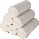 CAI TENG Fleece Throw Blankets 6 Pack Bulk Lightweight Warm Soft 50 x 60 in Kids Blanket Picnic Cozy Fleece Fabric Microfiber Small Blanket for Bed Sofa Office Travel Beige