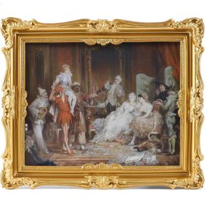 Vintage Picture Frames 8x10 Ornate Antique Gold Picture Frames Vintage Wall Decor Victorian Home Decor with Glass Cover for Wall Mount and Tabletop Display