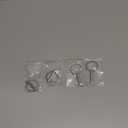 Quick Release Pin Bimini Top Pin Diameter 0.25 Inch, Total Length 1.49 Inch, Effective Length 1 Inch, Full 316 Stainless Steel for Boat Bimini Top Deck Hinge (4 Pieces)