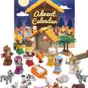 Nativity Advent Calendar 2025 Build Blocks Jesus Christmas Advent Scene Gifts Individual Packaging