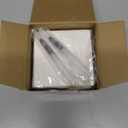 Wonderjune 20 Pcs Christmas Foam Texture Painting Paper for Craft, Magical Foam Texture Paper Sheet with Water Brush Pen, Handicraft Blank Painting Sheet for 3D Craft DIY Art Supplies (Square)