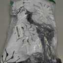 Hanger Central 12 Pack Pants Hangers  12 Inch Slim Plastic Clothes Hangers with Clips for Skirts, Pants, Shorts  Space Saving Heavy Duty Closet Organizer with Non Slip Grip & Swivel Hook  Black