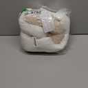 Town & Country Everyday CuddleTown Faux Linen Comfy Cozy Cuddler Pet Bed, Supportive & Calming, Non-Slip Bottom, Machine Washable Cover, Cream, XS 20"x14"x6" (Extra Small)