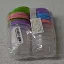 Zezzxu 5 oz Small Freezer Storage Containers with Screw Lids, 12 Pack Reusable Plastic Food Jars Stackable Deli Containers (Microwave & Freezer Safe)