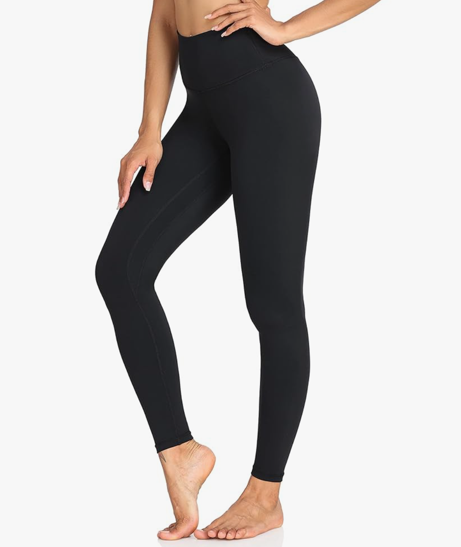 Women's Buttery Soft High Waisted Yoga Pants Full-Length Leggings (MEDIUM)