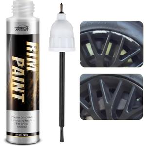 Gloss Black Rim Touch Up Paint, Efficient Car Alloy Wheel Scratch Repair Kit, Quick and Easy Remover Curb Rash, Universal and Color Accurate, Long lasting, Resists Water, Uv Rays Gloss Black Rim Touch Up Paint, Efficient Car Alloy Wheel Scratch Repair Kit, Quick and Easy Remover Curb Rash, Universal and Color Accurate, Long lasting, Resists Water, Uv Rays