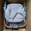 UPPAbaby Minu V3 Travel Stroller - Lightweight & Compact - Greyson (Charcoal Mélange/Carbon Frame/Saddle Leather)