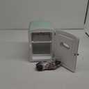 Frigidaire EFMIS129-MINT Mini Personal Fridge Cooler, 1 Gal Capacity fits Six Cans, Includes Plugs for Home Outlet & DC Charger-9.84" D x 7.09" W x 10.35" H