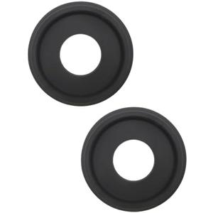 HEVSTIL Black Ceiling Medallion PU Ceiling Medallion for Light Fixtures Simple and Modern Ceiling Light Decorative Fan Medallion for Light Fixtures Ceiling Fans Chandeliers, 10"OD x 3.94"ID