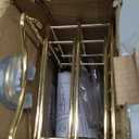 Over the Shower Head Caddy - 3 Tier Shower Caddy Hanging, Gold Bathroom Organizer with Soap Holder & Hooks (Style 1)