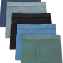 Hanes Boys' Originals Boxer Brief Underwear, Supersoft Boxer Briefs For Boys', Assorted 5-Pack,M