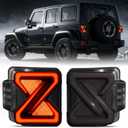 Dynamic LED Tail Lights Compatible With 2007-2018 Jeep Wrangler JK