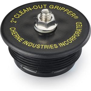 Cherne 270168 Mechanical Clean Out Plug, Black