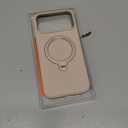 TORRAS Ostand Q3 Silicone for iPhone 17 Pro Max Case, Fit for MagSafe, 360 Spin Kickstand Holder, Soft Liquid Silicone Cozy Grip, Camera Control, Protective Case for iPhone 17 Pro Max, Dune Beige