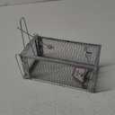 Kensizer Humane Rat Trap, Chipmunk Rodent Trap That Work for Indoor and Outdoor Small Animal - Mouse Voles Hamsters Live Cage Catch and Release 1-Pack Small 10.5" L x 5.5" W x 4.5" H