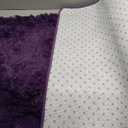 Soft Shag Rugs for Bedroom, 3x5 Purple Fluffy Shaggy Rugs for Living Room Nursery, Luxury Modern Plush Carpet Girls Boys Kids Room Dorm Indoor Home Decor, Upgrade Non-Slip