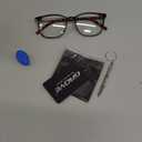 Gaoye Blue Light Blocking Glasses Women/Men, Computer Gaming Fake Eyeglasses Anti UV Ray-Spring Hinge (Leopard)