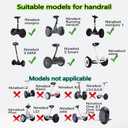 GYL Hoverboard Handlebar Replacement for Segway Ninebot S Smart/miniPRO/miniLITE/ S2 self-Balance Scooter, 3 in 1 Adjustable Extension Knee Bar Self Balance Hoverboard Hand Control - Black