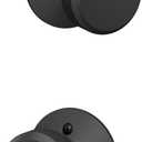 Schlage F10 BWE 622 Bowery Door Knob, Hall & Closet Passage Lock, Matte Black