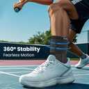 Ankle Brace for Women Men - Ankle Support Brace for Sprained Ankle, Ankle Stabilizer for Achilles, Tendon, Sprain, Injury Recovery, Lace up Ankle wrap for Running, Basketball, Volleyball (Upgrade Ankle Brace, Small)
