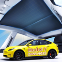 2025 Newly Upgraded Sunshade Roof for Tesla Model Y Nano - Molecular Insulation Technology, Blocks UV Rays & Heat, Ideal Tesla Accessory (Gray, Model Y (2020-2025)