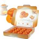 Pumpkin Wax Melts - 16 x 0.176 Ounce Heart Shaped Wax Melts Pumpkin in an Elegant Gift Box
