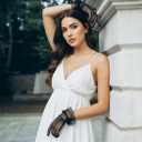 Lace Black Gloves Tea Party Short Fishnet Bow Gloves Costume for Women