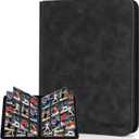 9 Pocket Card Binder, Trading Card Collection Binder - Holds 540 Cards, Card Album for TCG/YGO/MTG/PTCG Cards and Sports Cards (Black)