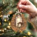 Girl Horse Lovers Ornament 2025, Horse Gifts for Women, Girls, Teens, Kids, Wooden Ornaments for Christmas Horse Themed Party Decorations, Animal Lover Gifts as Christmas Horse Decor
