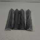 SafBbcue Heat Plates for Monument 4-Burner 41847NG 24367 35633 24633 Gas Grill Accessories, Porcelain Steel Heat Tents for Monument 6-Burner Grills 77352 77352MB Grill Replacement Parts, 4 Pack