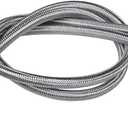 Faucet Line Connector Braided 304 Stainless Steel Supply Hose 1/2" I.P. Female Thread to 1/2" I.P. Female Straight Thread Faucet Hose Replacement (One Pair)