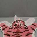 Funny Tiger Bath Mat for Bathroom, Cute Pink Tiger Cartoon Bathroom Rug Non Slip Animal Shaped Absorbent Preppy Small Bathtub Decor Aesthetic Plush Shower Rug Machine Washable 33.1x21.7in