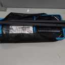 ZUKNC Lightweight Tennis Ball Hopper  Holds 50+ Tennis Balls or 40+ Pickleballs | Durable & Portable Adjustable Tennis Ball Picker | Great for Hard Court, Clay, Grass, Car Trunk (Blue)