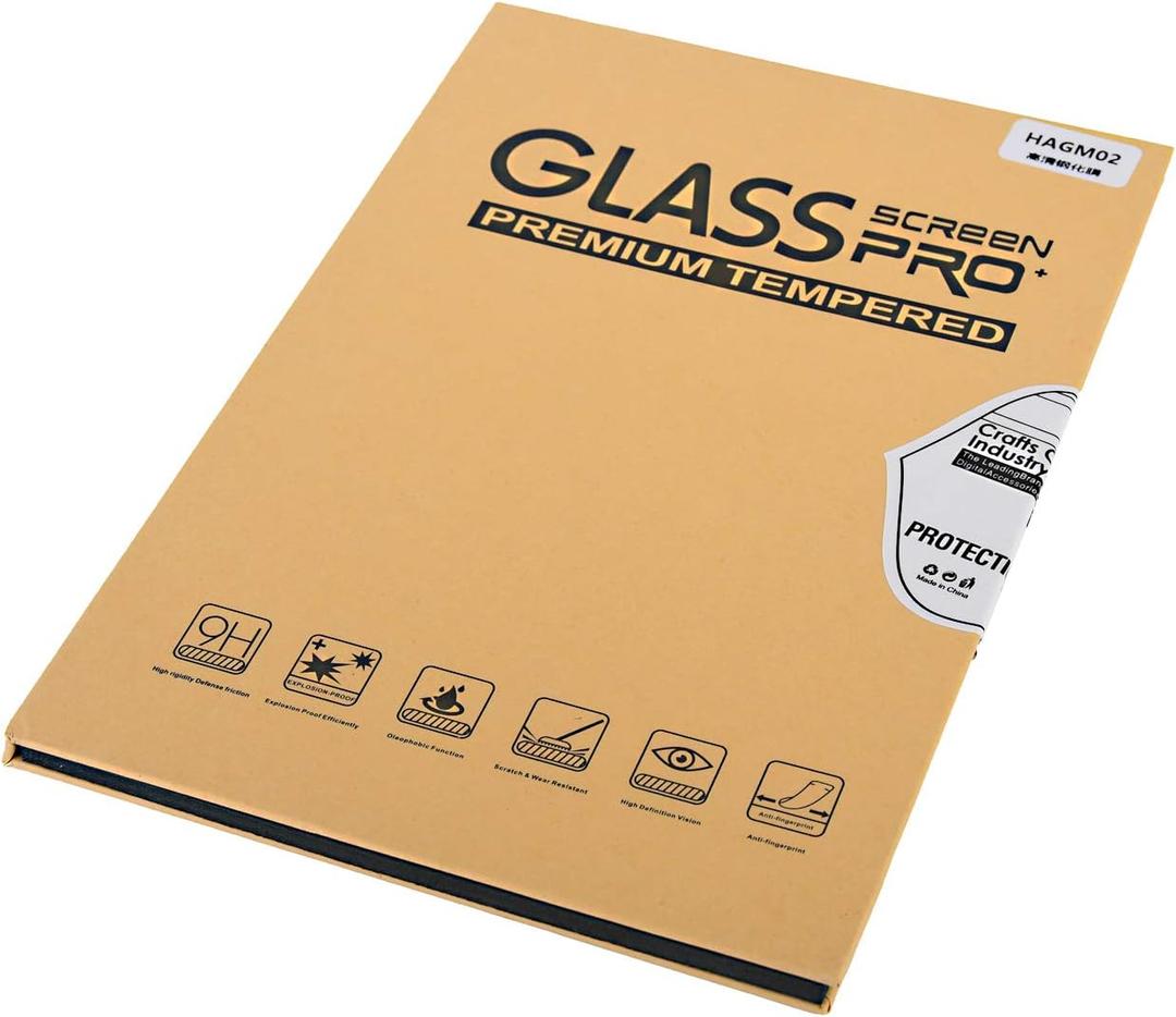 Dasaita 9 inch 200 * 116MM Large Screen Tempered Glass Screen Protector Display Monitor Glass Film for 2 DIN Car DVD GPS Head Unit Touch Screen Global Navigation System