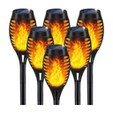 IkeeRuic Solar Lights Outdoor, Solar Torch Light with Flickering Flame for Garden Decor, Solar Garden Lights, Waterproof Outdoor Lighting, Flame Torches for Outside Patio Pathway Yard Decorations