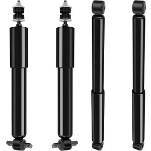 Shocks x4,OCPTY Front Rear Shocks Absorbers Struts for Chevy Fits 1999 2000 2001 2002 2003 2004 2005 2006 2007 for Chevy Silverado 1500,99-07 for GMC Sierra 1500 344380 37150 Auto Shocks (for RWD)